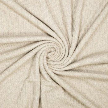 Strickstoff gestrickt streifen beige